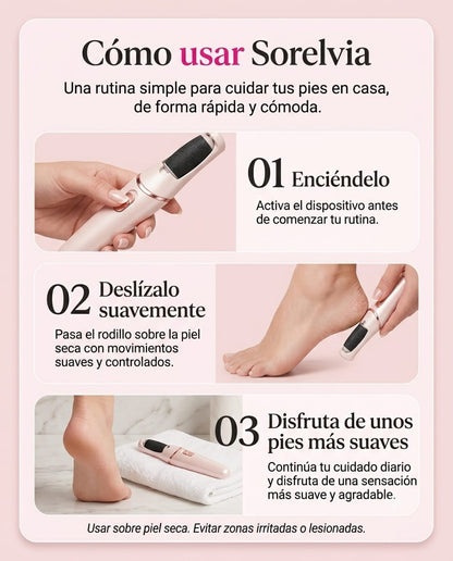 Sorelvia™ Removedor Eléctrico de Callos para Pies