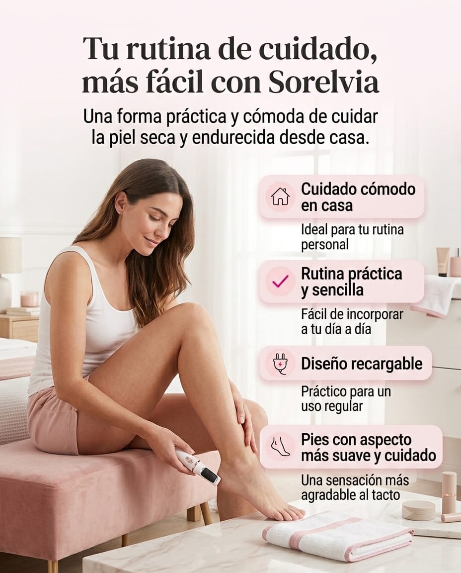 Sorelvia™ Removedor Eléctrico de Callos para Pies