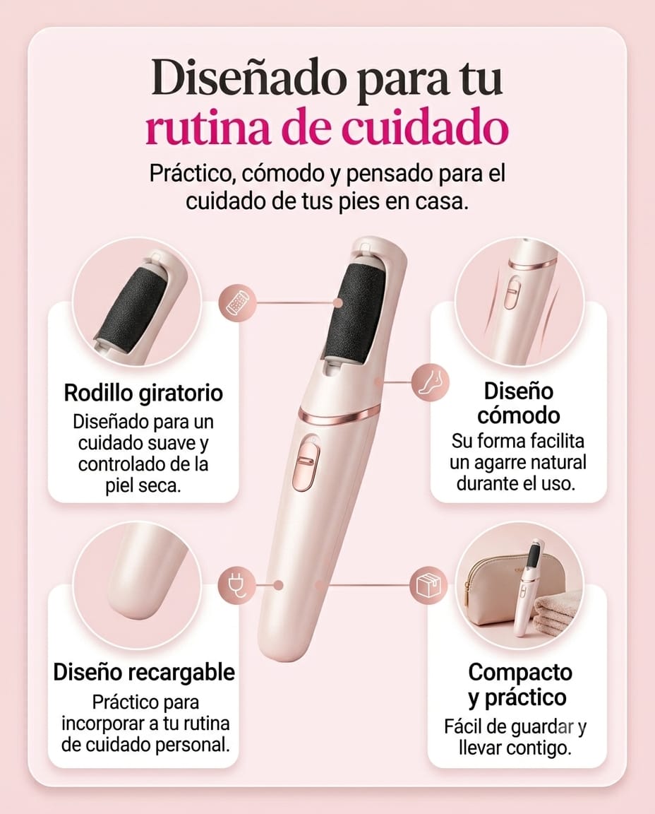 Sorelvia™ Removedor Eléctrico de Callos para Pies