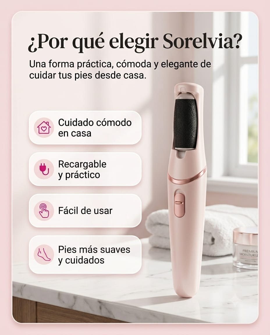 Sorelvia™ Removedor Eléctrico de Callos para Pies